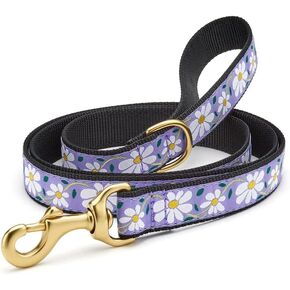 Up Country Daisy Pattern 5 Foot Dog Leash (Narrow)