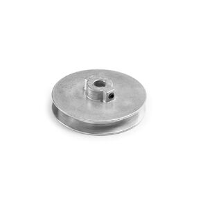 Terre Products, Heavy Duty 4" V-Groove Drive Pulley, Precision 1/2" Bore, Robust Z3A Zinc Alloy Die Cast Pulley