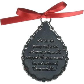 Cathedral Art (Abbey & CA Gift Memorial, God Saw Her Getting Tired Teardrop Ornament