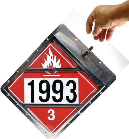 4-Pack Clear Hazmat Placard Holder Shields in Saudi Arabia