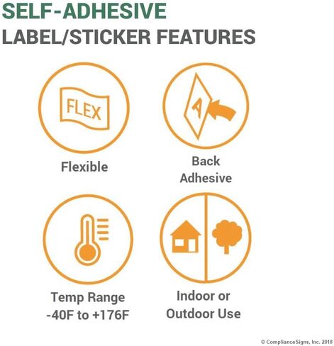 ComplianceSigns.com Gasoline Only Label Decal, 7x5 inch Vinyl for Gases in Saudi Arabia