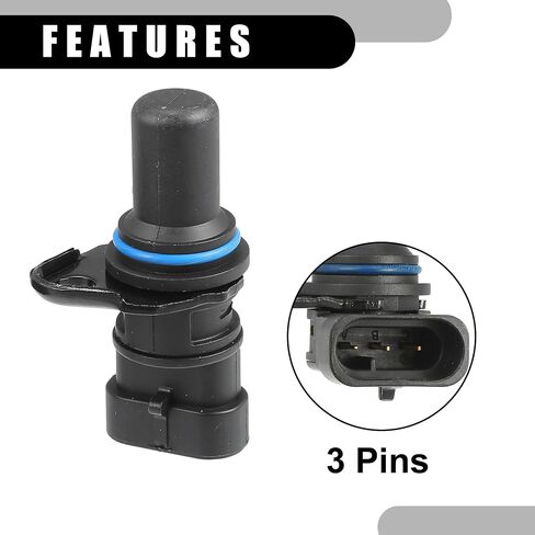 Camshaft Position Sensor 393503E110 393503E120 - Car Engine Crankshaft Position Sensor - for Kia Rondo 2007-2010 Metal Abs Black - 1 Set in Saudi Arabia
