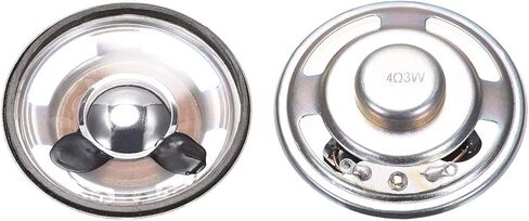 uxcell 3W 4 Ohm DIY Magnetic Speaker 50mm Round Shape Replacement Loudspeaker 2pcs in Saudi Arabia