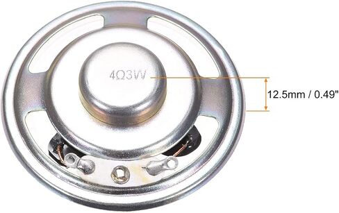 uxcell 3W 4 Ohm DIY Magnetic Speaker 50mm Round Shape Replacement Loudspeaker 2pcs in Saudi Arabia