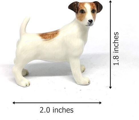 ZOOCRAFT السيراميك جاك راسل جحر تمثال رسمت باليد المنمنمات تحصيل هدايا شخصية in Kuwait