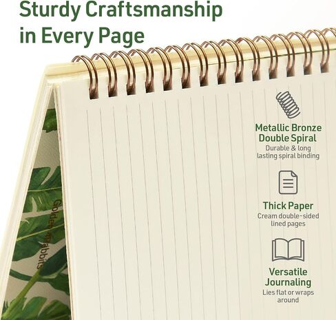 Sunflower Notebook with Pockets - Pretty Spiral Bound Journal Notebook for Women - Stylish & Cute Notebook - 75 Sheets, 8.5"x6 Lined Spiral Journal Notebook - Spiral Journal for Women in Saudi Arabia