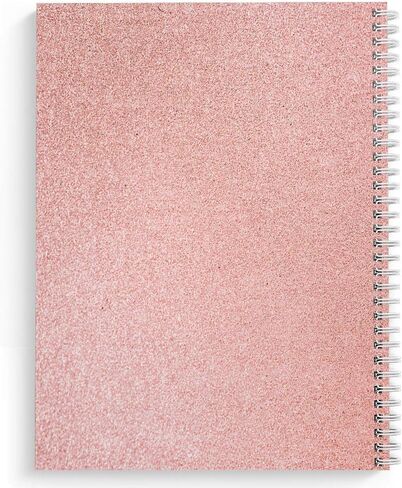 Softcover I Sparkle 8.5" x 11" Funny Spiral Notebook/Journal, 120 College Ruled Pages, Durable Gloss Laminated Cover, White Wire-o Spiral. Made in the USA in Saudi Arabia