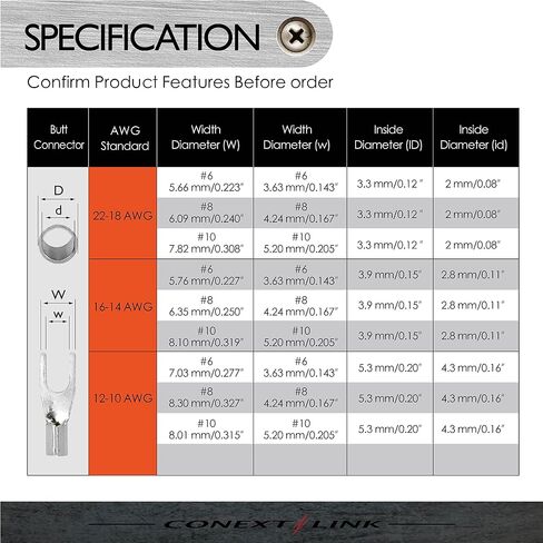 Conext Link STU-6B25 طرفية مجراف غير معزولة 25 حزمة (#6 مسمار، مقياس 16-14) in Saudi Arabia