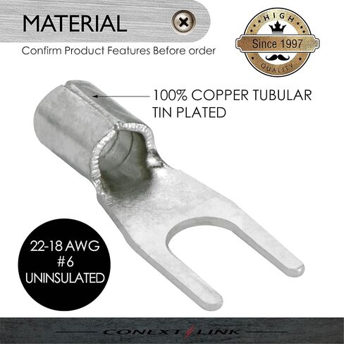 Conext Link STU-6B25 طرفية مجراف غير معزولة 25 حزمة (#6 مسمار، مقياس 16-14) in Saudi Arabia