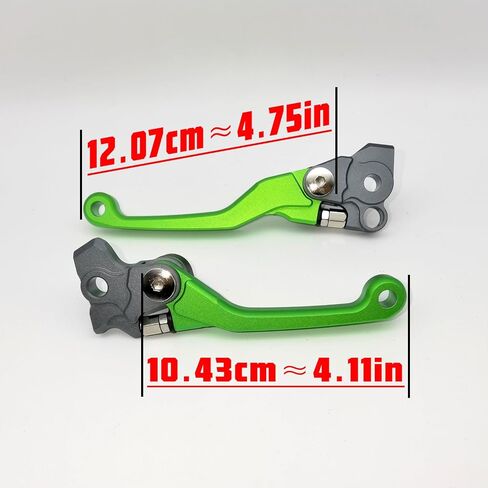 CNC Brake & Clutch Lever Replacement for Kawasaki KX250F/450F KX450SR KX450X KX450 2019-2024 (Green_Matte) in Saudi Arabia