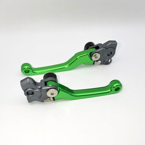 CNC Brake & Clutch Lever Replacement for Kawasaki KX250F/450F KX450SR KX450X KX450 2019-2024 (Green_Matte) in Saudi Arabia