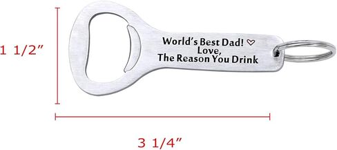 هدايا الأب، سلسلة مفاتيح فتاحة زجاجات، هدايا عيد الأب، أفكار هدايا لمحبي البيرة لهدايا عيد ميلاد الأب in Kuwait