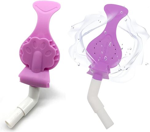 Dental Suction Shield Bite,Dental Silicone Mouth Prop,with HVE Suction Tube, Connecting Dental Saliva Ejector,Dental Bite Blocks Saliva Shield（2 PCS/Box) (Purple) in Saudi Arabia