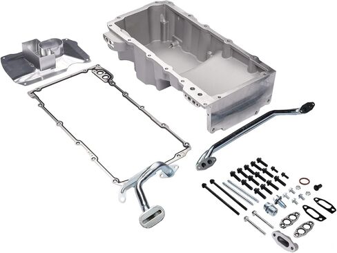 81076 LS Front Wet Sump Retro Engine Oil Pan Kit Replacement for Chevy Camaro Impala Monte Pontiac Firebird Grand Prix 1967-1987 Gen III/IV 4.8L-6.2L in Saudi Arabia