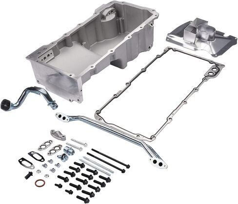 81076 LS Front Wet Sump Retro Engine Oil Pan Kit Replacement for Chevy Camaro Impala Monte Pontiac Firebird Grand Prix 1967-1987 Gen III/IV 4.8L-6.2L in Saudi Arabia