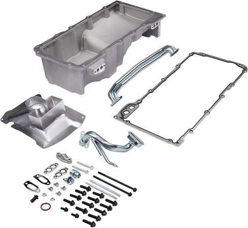 81076 LS Front Wet Sump Retro Engine Oil Pan Kit Replacement for Chevy Camaro Impala Monte Pontiac Firebird Grand Prix 1967-1987 Gen III/IV 4.8L-6.2L in Saudi Arabia