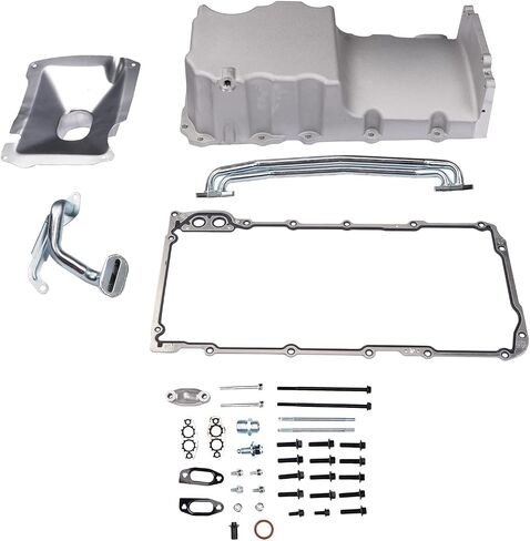 81076 LS Front Wet Sump Retro Engine Oil Pan Kit Replacement for Chevy Camaro Impala Monte Pontiac Firebird Grand Prix 1967-1987 Gen III/IV 4.8L-6.2L in Saudi Arabia