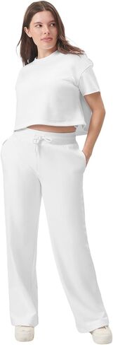 florence by mills Women's Cozy Crush Wide Leg Sweatpant in Saudi Arabia