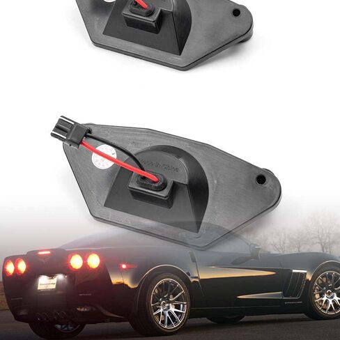 استبدال ضوء لوحة الترخيص LED لسيارة Chevy Corvette C4 C5 C6 S10 Impala GMC S15، 18SMD مصابيح LED خالية من الأخطاء OEM مجموعة مصابيح لوحة الأرقام in Saudi Arabia