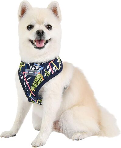 Puppia Botanical Harness A - كحلي - L in Saudi Arabia