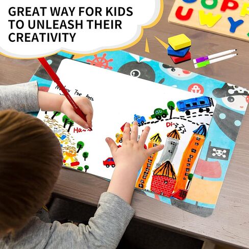2 PC Small White Board Dry Erase Classroom Pack Boards 9"x12" Personal Whiteboards for Students Teachers School Supplies Lapboards,with Whiteboard Erasers Incl and Colors Pens in Saudi Arabia