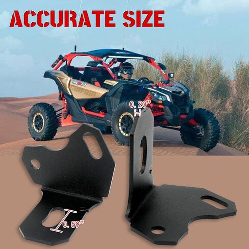 CMEX 2Pcs Adjustable Rear Pillar Flag Antenna Mounting Brackets Compatible with 2017-2019 Maverick X3 Max Turbo DS RS RR Rear LED Whip Light Brackets Adjustable for X3 in Saudi Arabia
