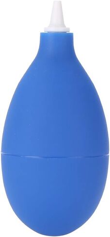 منفاخ غبار مزود بفوهات قصيرة أداة تنظيف مضخة هواء مطاطية بيضاوية الشكل منفاخ غبار للكاميرا ومشاهدة الهاتف وتنظيف مرشح عدسة لوحة المفاتيح (أزرق) in Kuwait