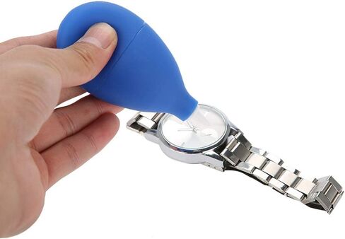 منفاخ غبار مزود بفوهات قصيرة أداة تنظيف مضخة هواء مطاطية بيضاوية الشكل منفاخ غبار للكاميرا ومشاهدة الهاتف وتنظيف مرشح عدسة لوحة المفاتيح (أزرق) in Kuwait