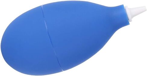 منفاخ غبار مزود بفوهات قصيرة أداة تنظيف مضخة هواء مطاطية بيضاوية الشكل منفاخ غبار للكاميرا ومشاهدة الهاتف وتنظيف مرشح عدسة لوحة المفاتيح (أزرق) in Kuwait