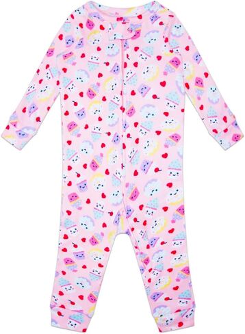 Rene Rofe Baby Girls Zip-Up Snap Ultra Soft Long Sleeve Footie Sleep and Play Coverall in Saudi Arabia