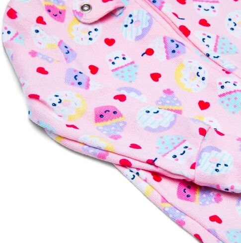 Rene Rofe Baby Girls Zip-Up Snap Ultra Soft Long Sleeve Footie Sleep and Play Coverall in Saudi Arabia