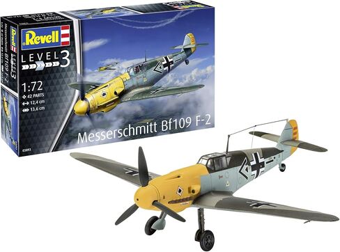 Revell GmbH 03893 Messerschmitt Bf109 F-2 مجموعة نماذج بلاستيكية، رمادي مموه in Saudi Arabia