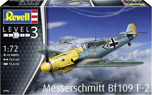 Revell GmbH 03893 Messerschmitt Bf109 F-2 مجموعة نماذج بلاستيكية، رمادي مموه in Saudi Arabia