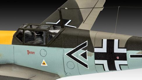 Revell GmbH 03893 Messerschmitt Bf109 F-2 مجموعة نماذج بلاستيكية، رمادي مموه in Saudi Arabia