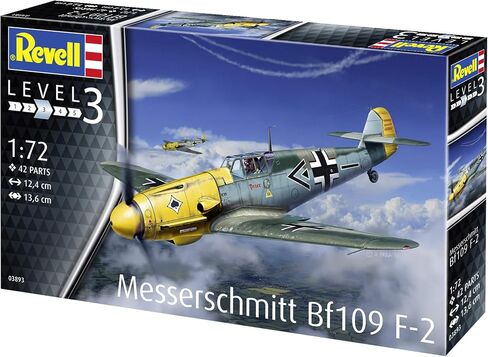 Revell GmbH 03893 Messerschmitt Bf109 F-2 مجموعة نماذج بلاستيكية، رمادي مموه in Saudi Arabia