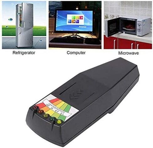 2 PCS 5 LED EMF Meter Magnetic Field Detector Ghost Hunting Paranormal Equipment Tester Counter in Kuwait