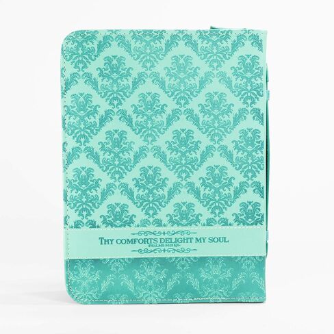 "غطاء تقرير الأعمال الكتابية من Divinity Boutique (25713) | يناسب الأناجيل حتى 10 بوصة × 7 بوصة × 1.50 بوصة، أخضر مخضر، مقاس كبير جدًا in Kuwait