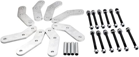 مجموعة رفع maxpeedingrods مقاس 1.25 بوصة لسيارة Jeep Wrangler YJ 1987-1995، مجموعة رفع تكبل أوراق الشجر المعلقة in Saudi Arabia
