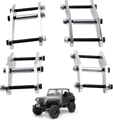 مجموعة رفع maxpeedingrods مقاس 1.25 بوصة لسيارة Jeep Wrangler YJ 1987-1995، مجموعة رفع تكبل أوراق الشجر المعلقة in Saudi Arabia