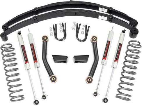Rough Country 3" Lift Kit for 1984-2001 Jeep Cherokee XJ 2WD/4WD - 63041 in Saudi Arabia