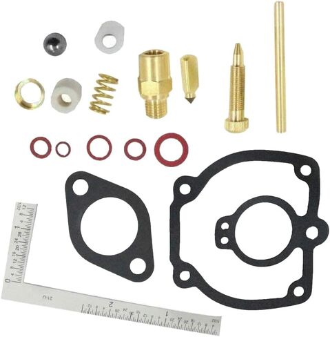 Carburetor Carb Rebuild Repair Kit, 50983DB, Compatible with IH/Farmall Carb M MV MTA O6 W9 WR9 300 350 400 450 460 544 560 656 660 706 756 766 806 2544 Super H Super M in Kuwait