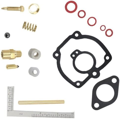 Carburetor Carb Rebuild Repair Kit, 50983DB, Compatible with IH/Farmall Carb M MV MTA O6 W9 WR9 300 350 400 450 460 544 560 656 660 706 756 766 806 2544 Super H Super M in Kuwait