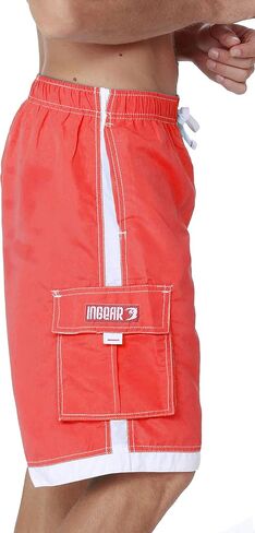 Men's Quick Dry Swim Trunks Cargo Water Shorts with Mesh Lining in Saudi Arabia