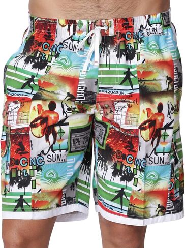 Men's Quick Dry Swim Trunks Cargo Water Shorts with Mesh Lining in Saudi Arabia