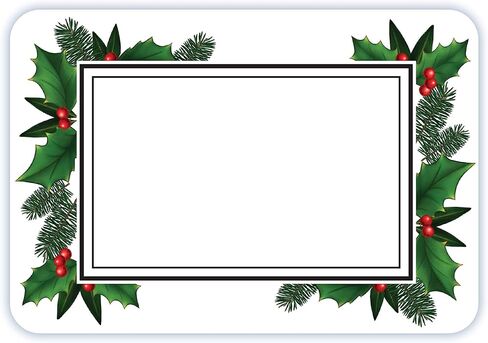 Avery Holiday Name Tags, Black & Red Pine Berry, Gift Tags, Party Favors, No Lift, Handwrite Only, 36 Name Tags in Saudi Arabia