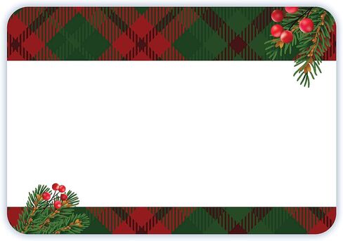 Avery Holiday Name Tags, Black & Red Pine Berry, Gift Tags, Party Favors, No Lift, Handwrite Only, 36 Name Tags in Saudi Arabia