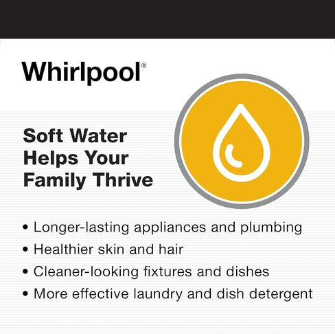 Whirlpool Hybrid Water Softener + Whole House Filtration System (WHESFC Pro Series) | Salt Saving Technology | NSF Certified Water Filter Removes Chlorine in Saudi Arabia