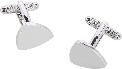 Trafalgar Men's Stefano Shield Brass Engravable Cufflinks in Saudi Arabia