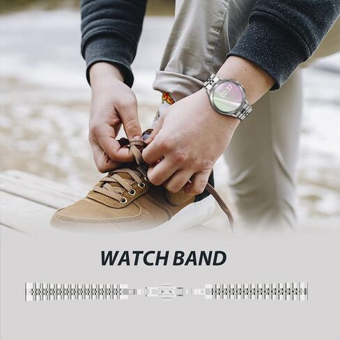 Bands Compatible with Samsung Slim Galaxy Watch 5 Band Pro 45mm 40mm 44mm, Galaxy Watch 4 Band Classic 40mm 44mm 42mm 46mm, Thin Stainless Steel Metal Business Band in Saudi Arabia