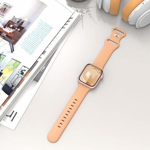 أحزمة ZALAVER متوافقة مع أحزمة ساعة Apple 40 مم 38 مم 41 مم 42 مم 44 مم 45 مم 49 مم للنساء والرجال، سوار بديل رياضي من السيليكون الناعم لـ iWatch Ultra2 SE 9 Ultra Series 8 7 6 5 4 3 2 1 in Kuwait